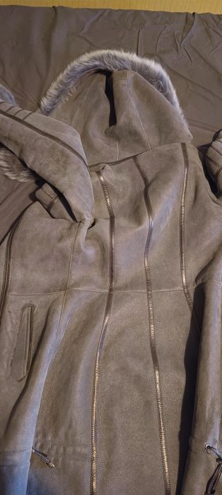 Дамско кожено палто