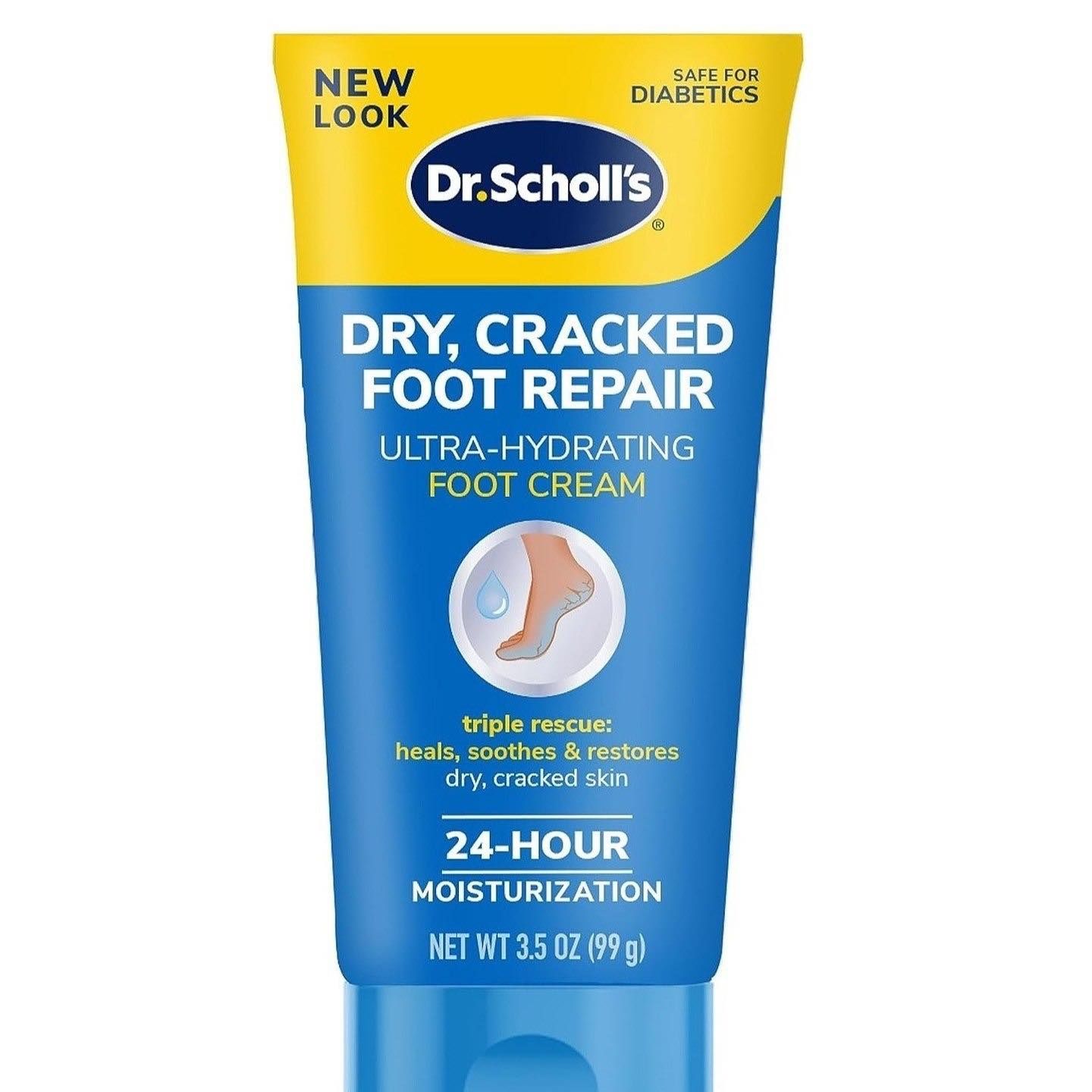 Scholl’s Dry, Cracked Foot Repair Ультра-увлажняющий крем для ног, 3,5