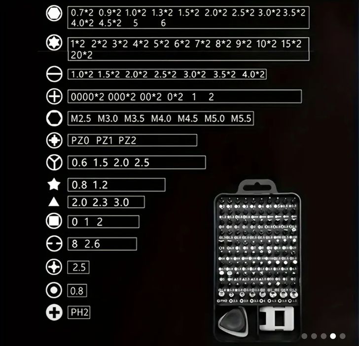 Отвёртки набор ремонт телефонов ПК