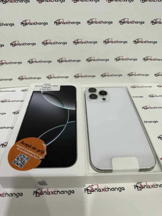 iPhone 16 Pro Max White Neverlocked 256GB NOU(doar activat)