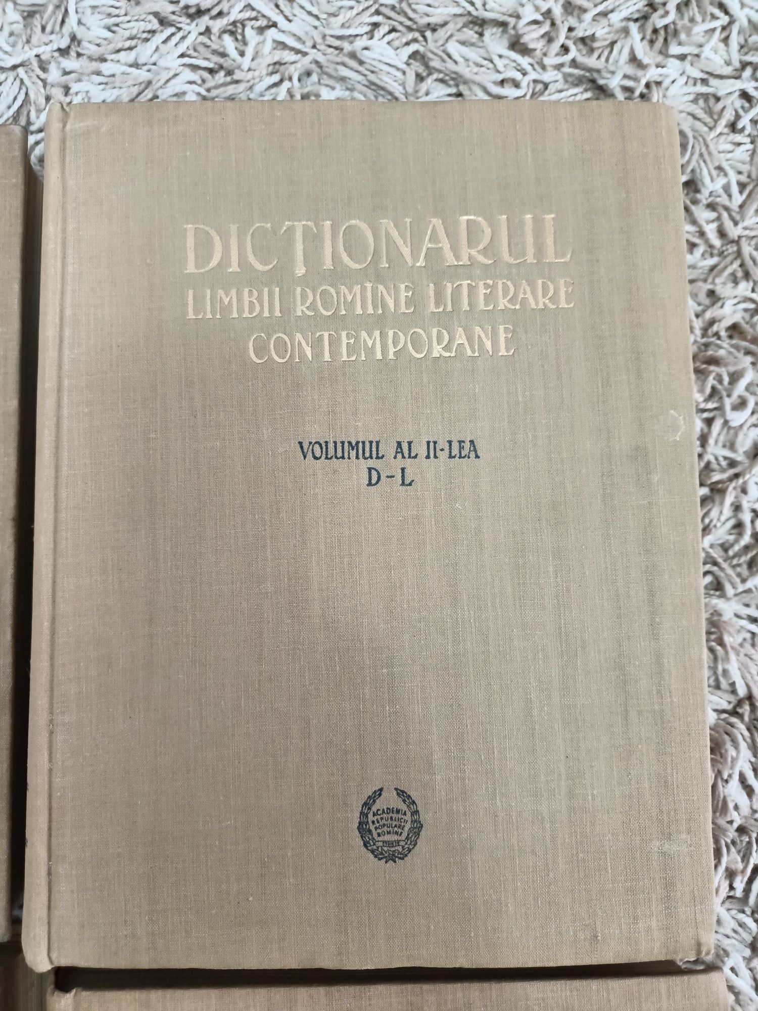 Dictionarul Limbii Romane Literare Contemporane Editat in 1955