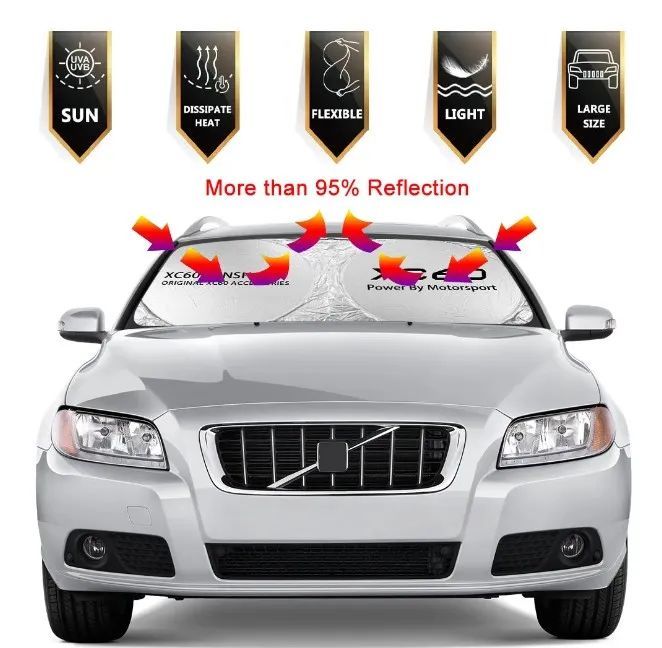 Parasolar aluminiu acoperire parbriz Volvo XC60 XC90 XC40 S90 V90 S60 V40 S80 V70