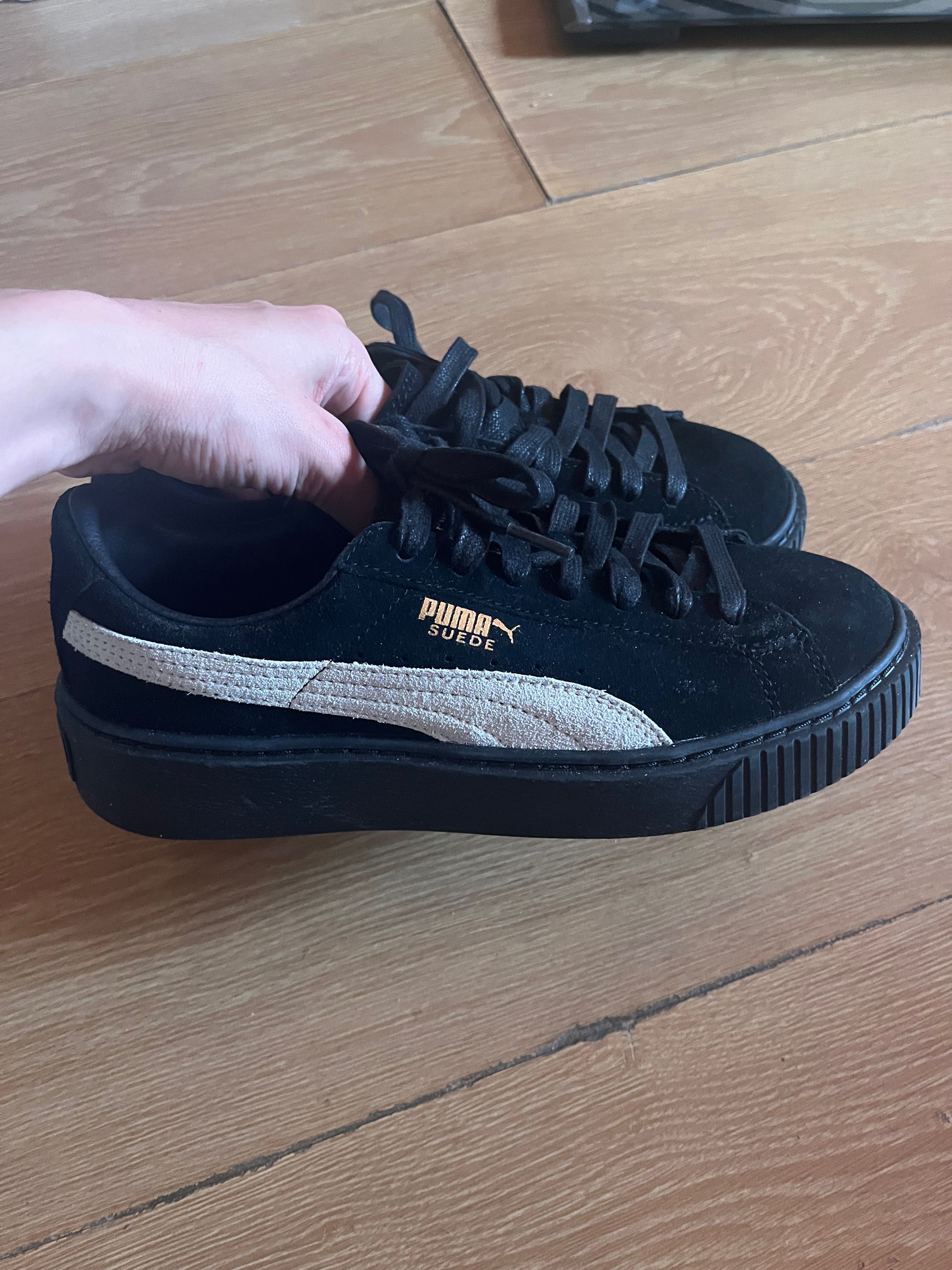 Puma suede platform