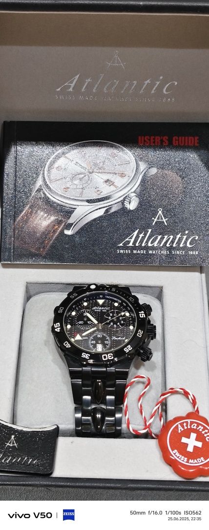 Швейцарские часы Atlantic. Новые в упаковке.