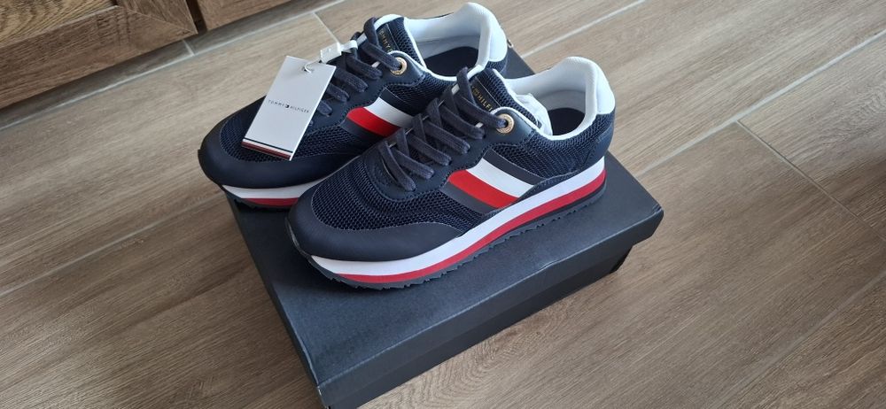 Adidasi sneakers femei, dama, Tommy Hilfiger Sporty, EUR 36, 23cm, NOI