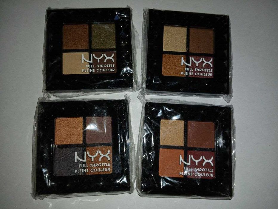палетки теней nyx full throttle pleine couleur
