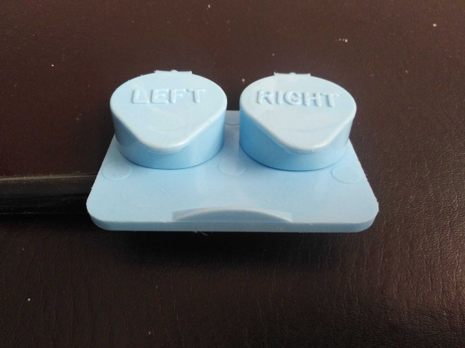 Cutie Pentru Depozitare Lentile De Contact De Culoare Albastru