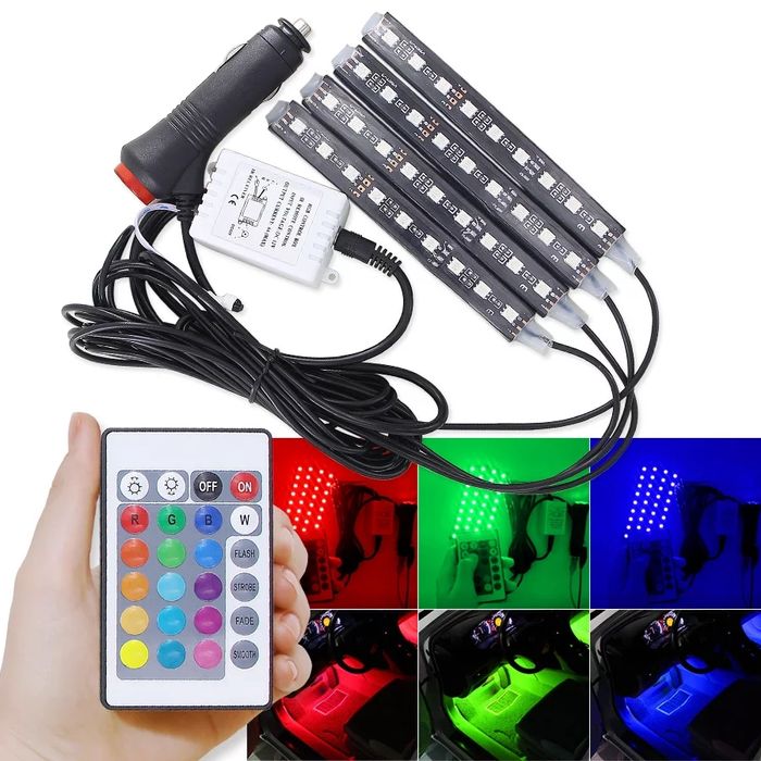 Lumină Ambientală Auto Cu RGB(calitatea superioara)