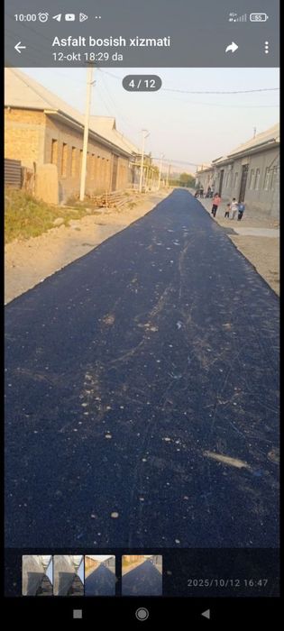 Asfalt quyish xizmati