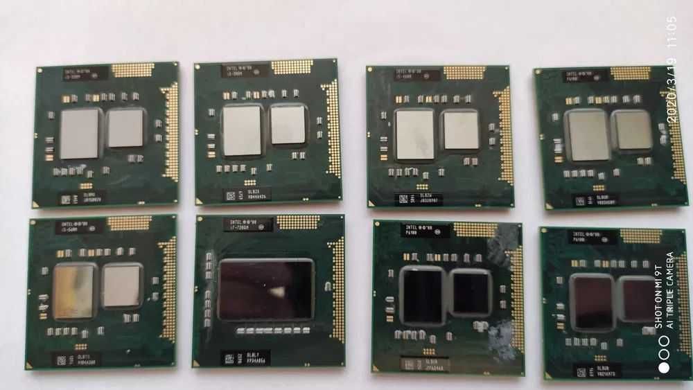 Procesor laptop Intel i3 , i5 , i7