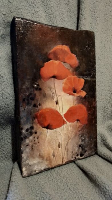 Пано за декорация...  "Макове"