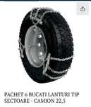 Lanțuri antiderapante camion , tip sectoare - set 6 buc