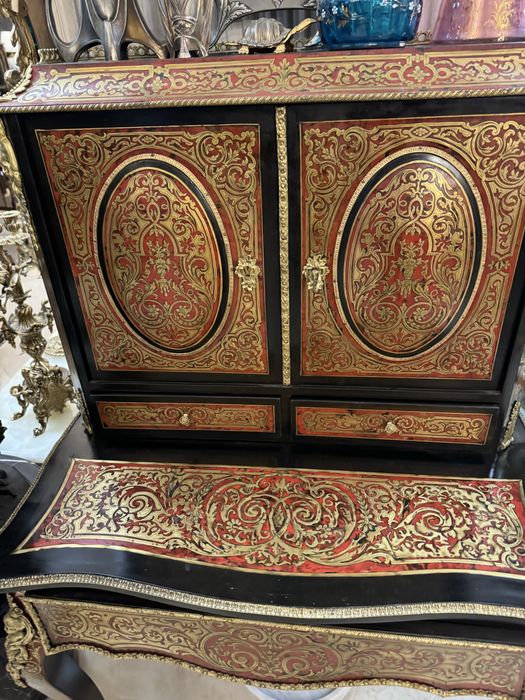 Secretair/ Boulle/ birou restaurat