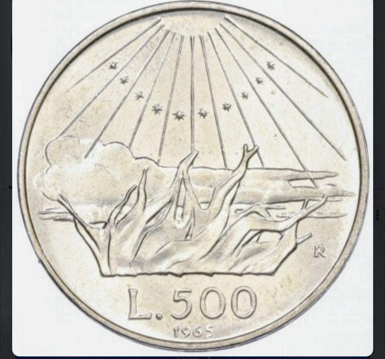 Loturi monede argint italiene – 500 Lire pret spot