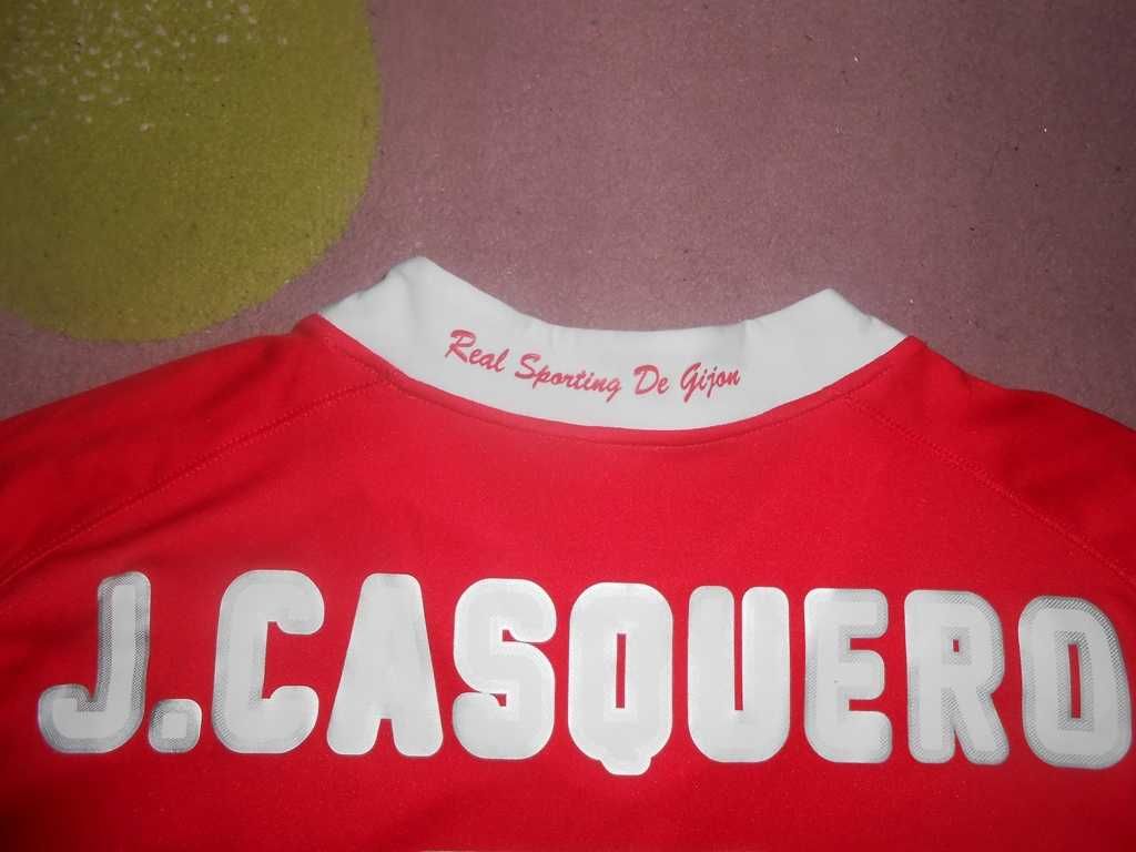 tricou spania sporting gijon casquero #7 kappa matchworn marimea XL