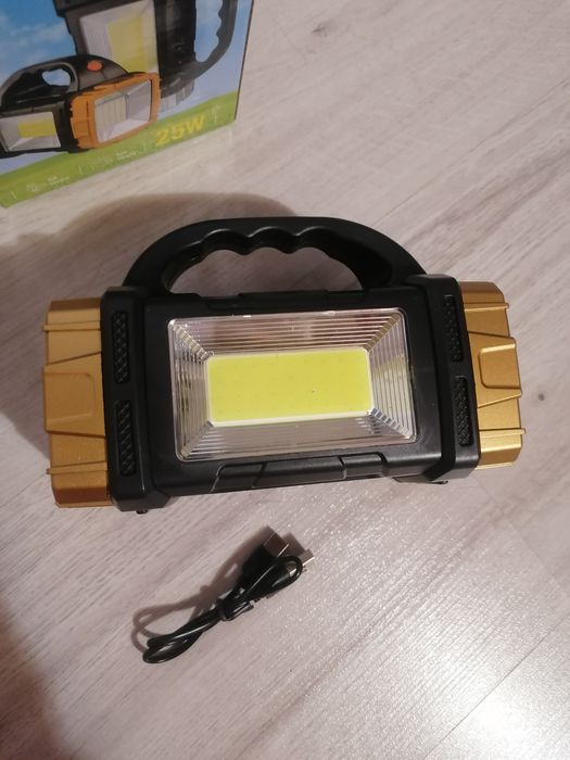 Lanterna Led de mare putere, încărcare solara și usb, Power Bank
