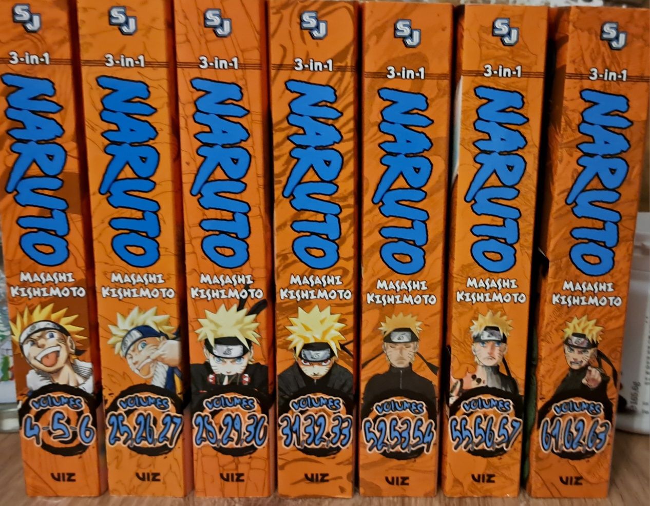 Naruto Omnibus 3 in 1 manga