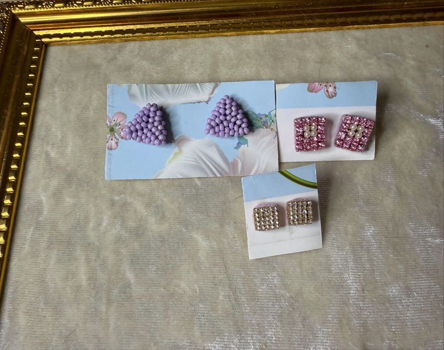 Бижутерия Сережки кольца украшение