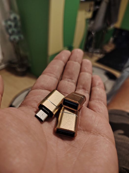 Adaptor OTG USB typ C la USB typ A stick memorie