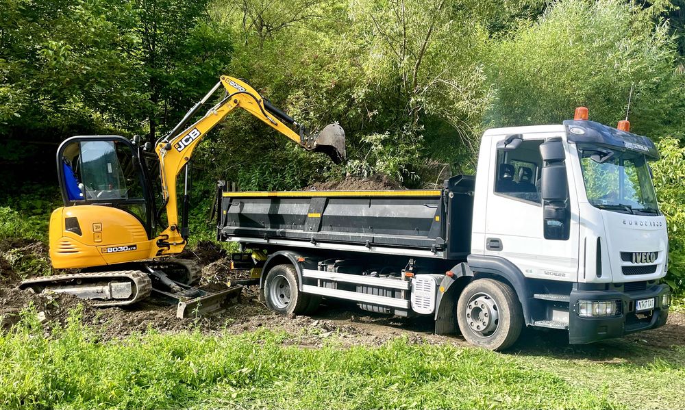 Închiriere Excavator Miniexcavator Escavator Excavatii Terasamente
