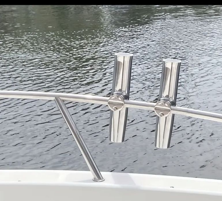 Иноксови стойки за въдици от лодка
