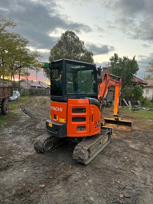 Miniexacavator hitachi zx26