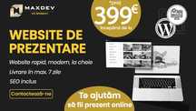 Creare Site Web, Realizare Magazin Online, SEO, Promovare, de la 399€