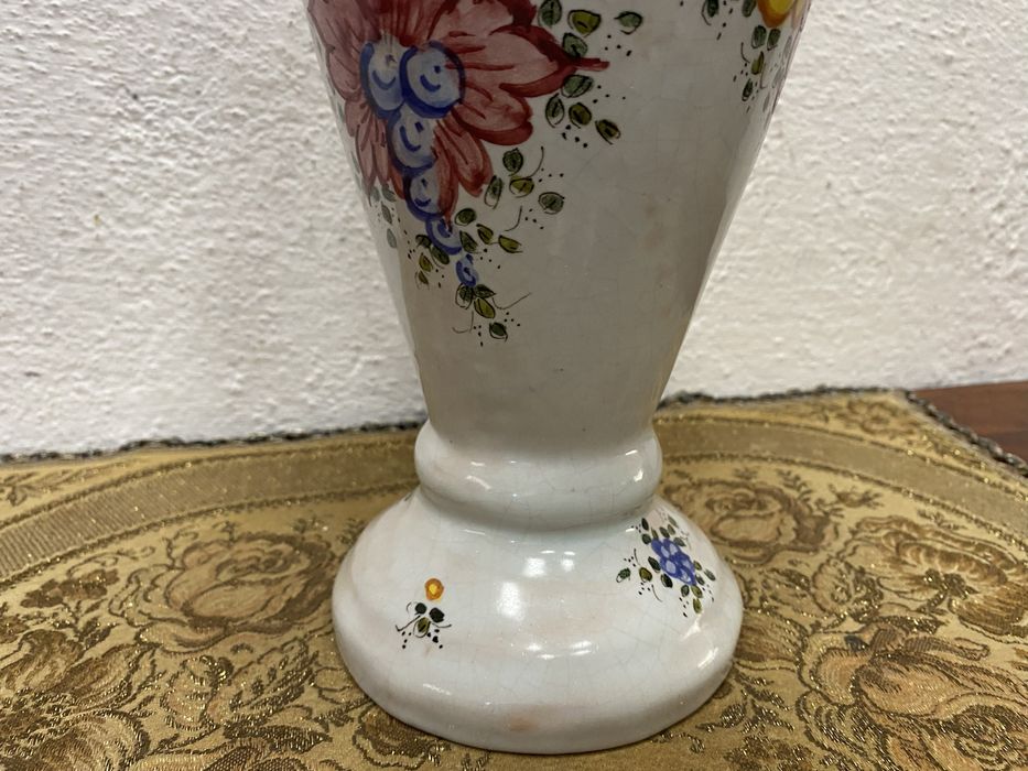 Голяма италианска порцеланова кана - ваза