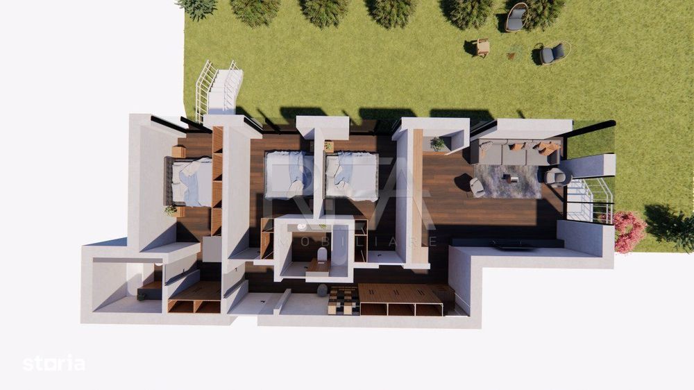 4 camere cu curte 237 mp Ultracentral - Tepes Voda 152