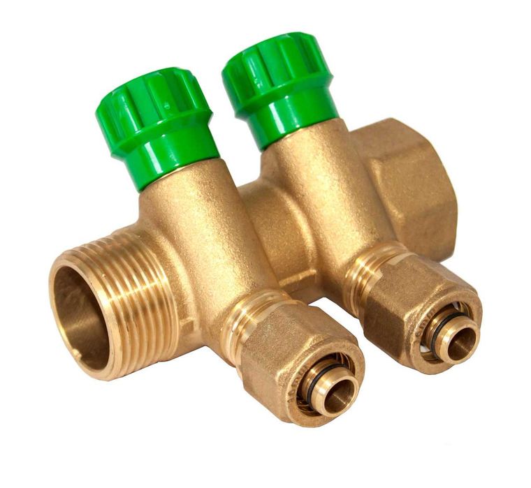 Коллектор  "PICKS"  на 2сос DN25 п/м