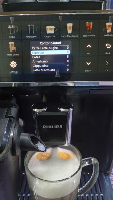 Philips Latte Go 5500 câteva cafele, cana noua!!