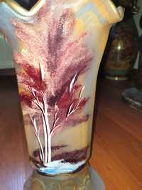Vand decoratiuni fructiera si vaza din sticla artizanala  handmade