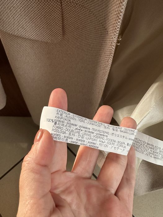 Sacou Zara, purtat o singura data