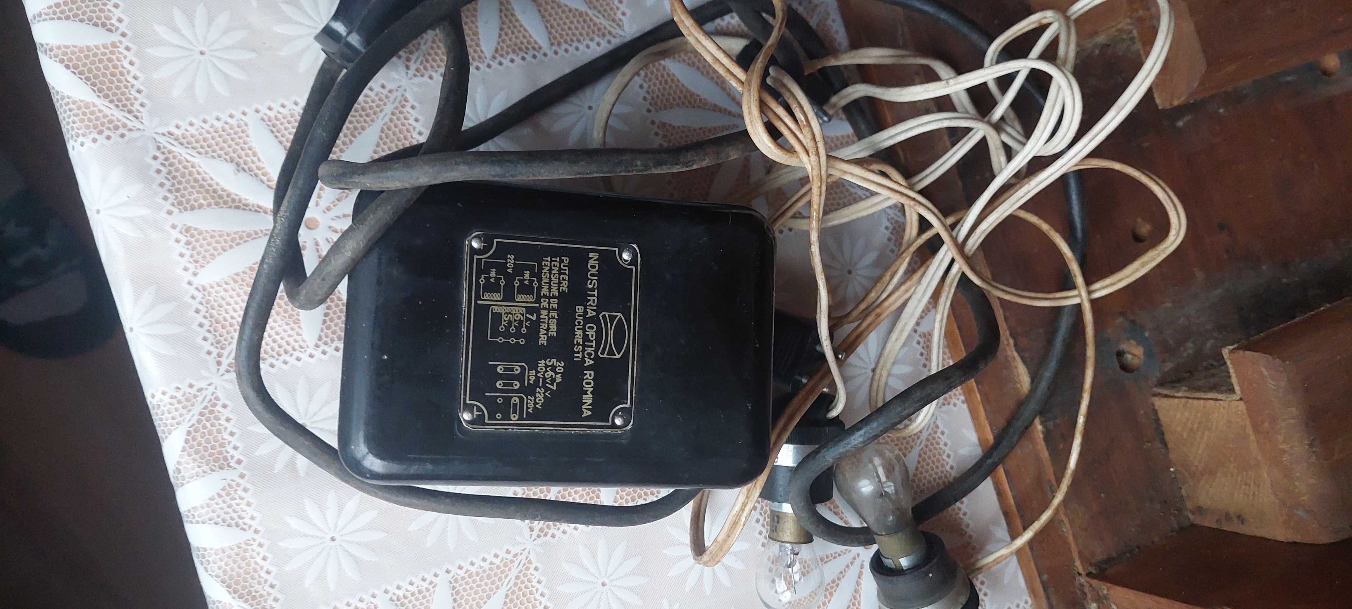 Microscop profesional laborator IOR Bucuresti binocular cu 4 obiective