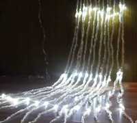 Cortina Perdea Lumini LED consecutive - efect cascada
