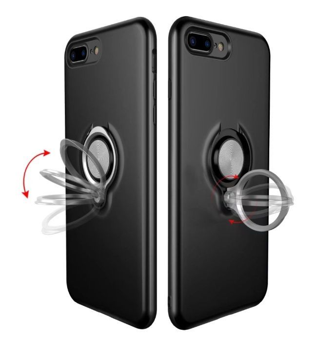 Husa cu magnet si inel Iphone 6 / 6s , 7 plus / 8 plus , XS Max