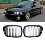Set 2 grile duble M negru BMW Seria 5 facelift E39 LCI 2000-2004