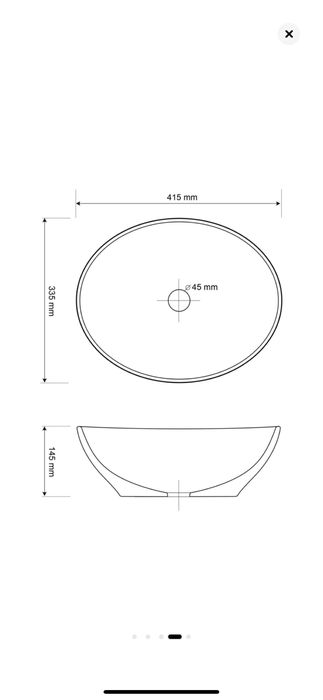 Lavoar ceramica baie GRANITAN