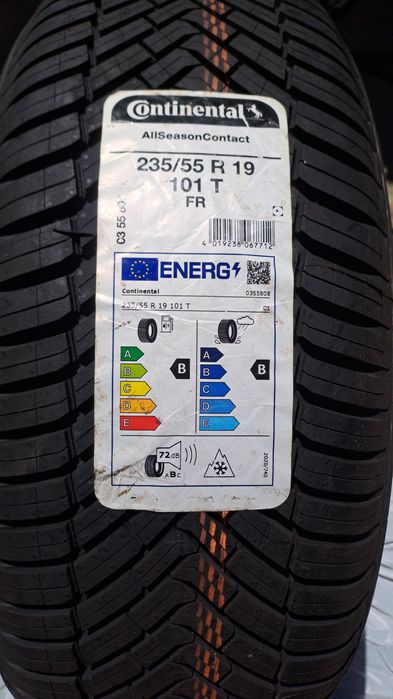 1бр. Нова 235/55/19 Continental All Season Contact