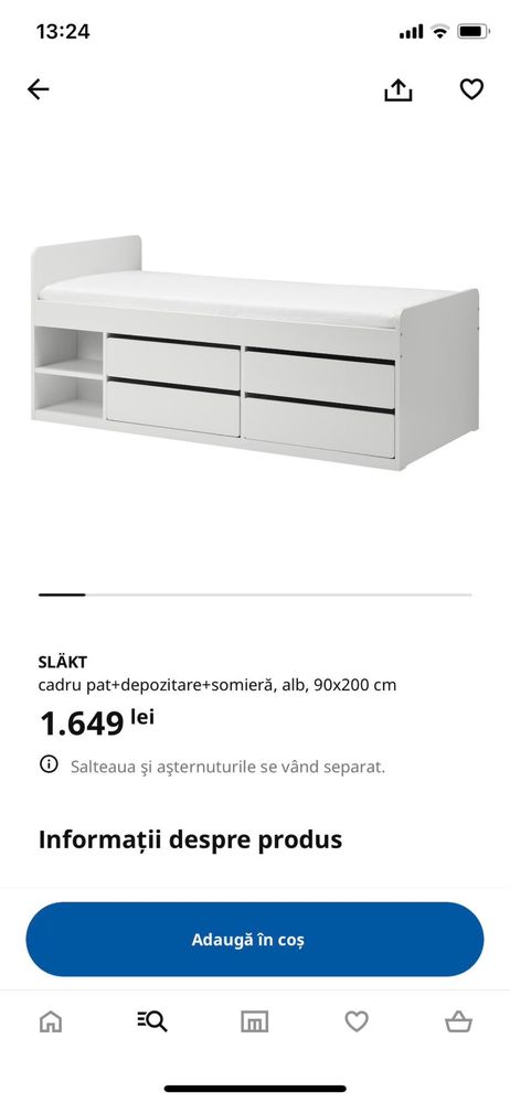 Pat IKEA slakt cu sertare