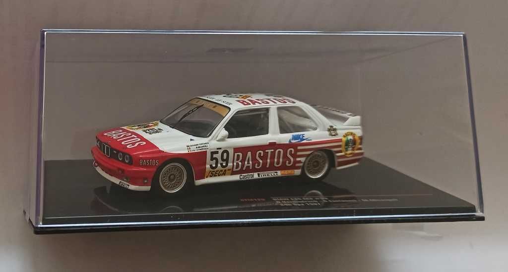 Macheta BMW M3 E30 Bastos 24h Spa 1987 (Ursulet) - IXO 1/43