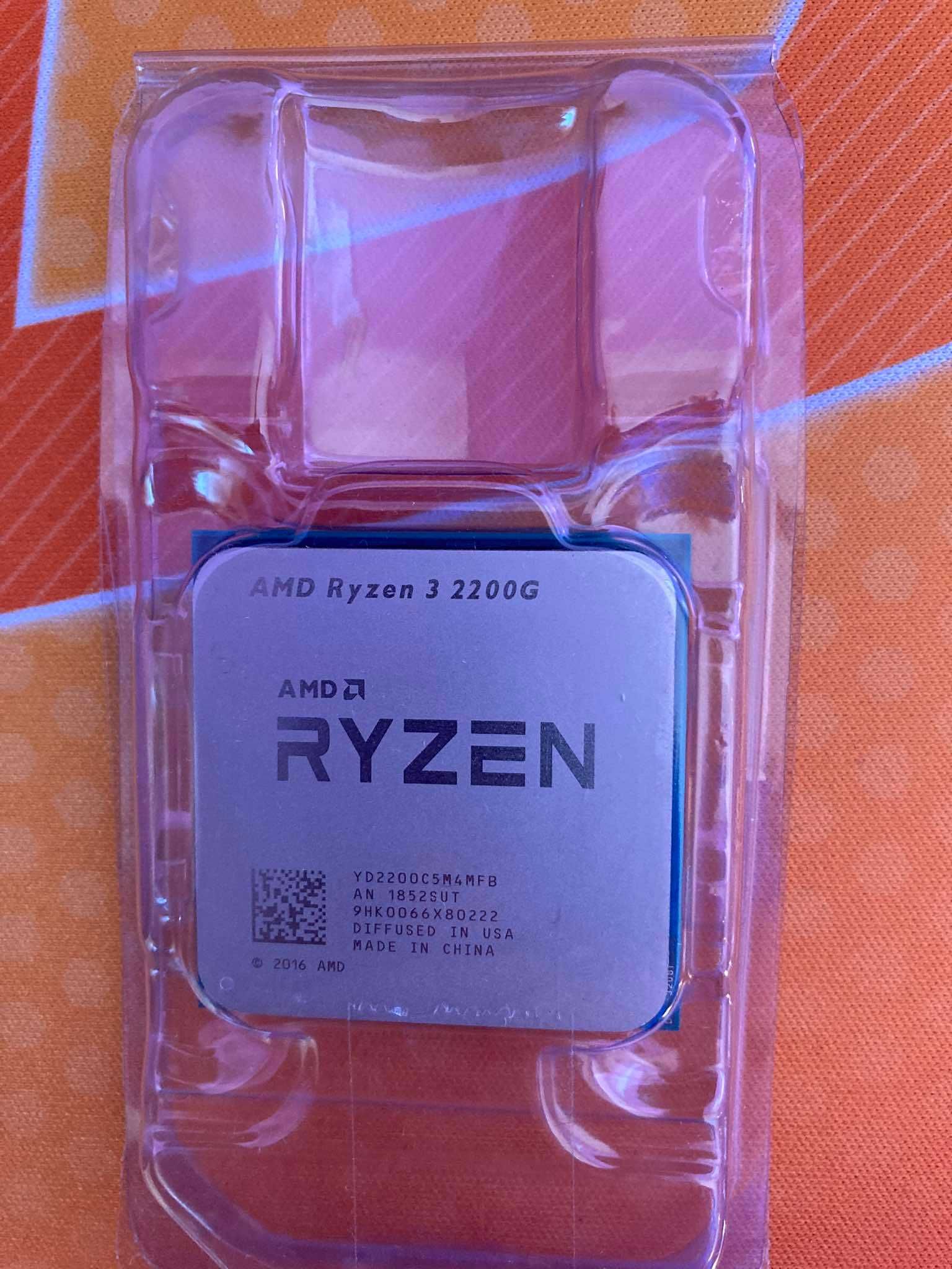 Процесор AMD RYZEN 3 2200G 4 x 3.7GHz Radeon Vega 8