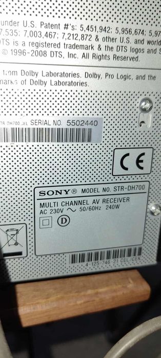 receiver Sony str dh-700