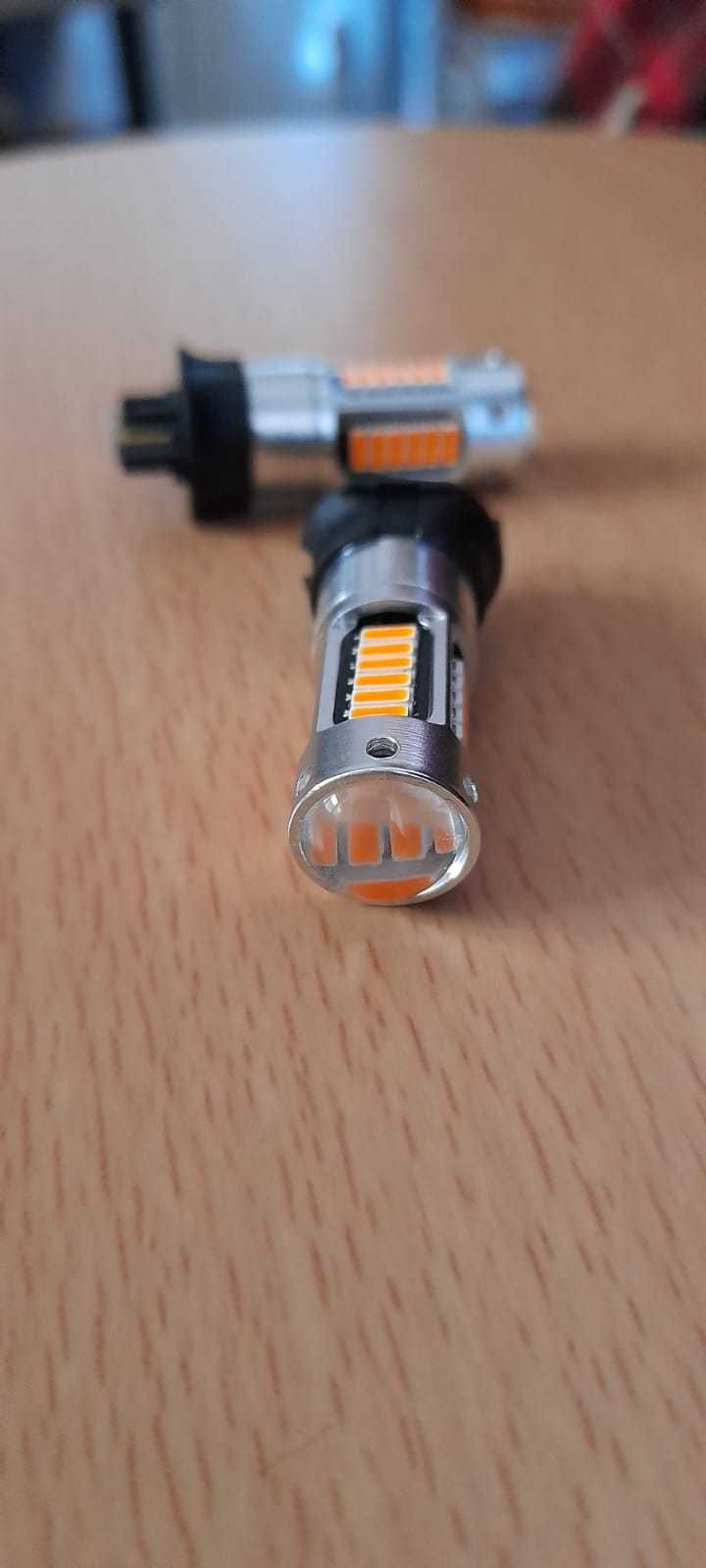 Bec led auto PWY24W PW24W portocaliu , BA15S alb si H7