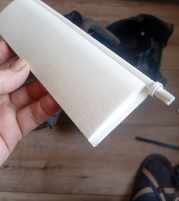 Заслонка отопителя на Приору с кондиционером Panasonic малая