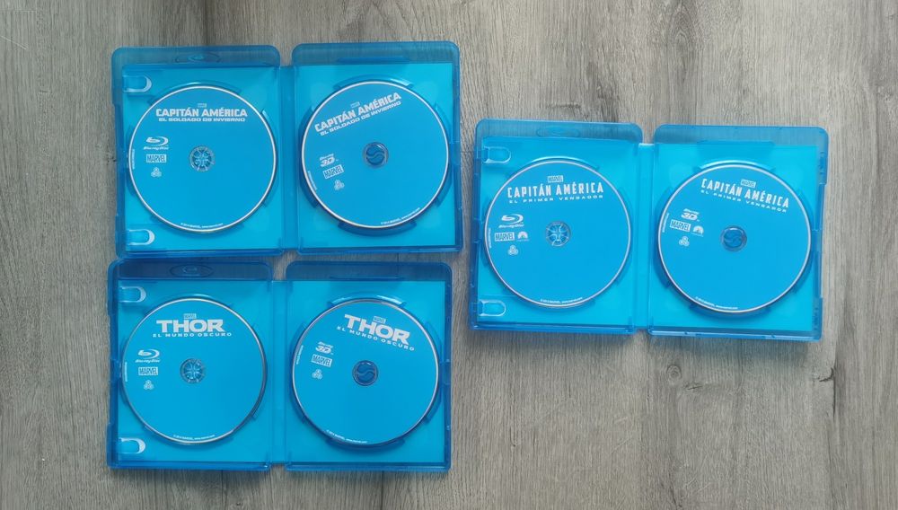 Filme bluray Captain America 3D Thor 3D  blu-ray blu ray 3d