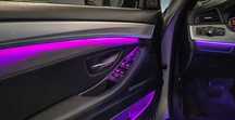 Kit lumini ambientale 18 in 1 acrilice bluetooth pentru Bmw