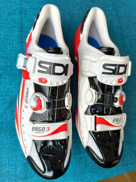 Sidi Ergo carbon pantofi ciclism 44-45 bicicleta incaltaminte cursiera