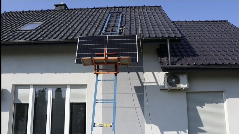 Lift (nacela) pentru panouri fotovoltaice / marfa