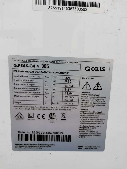 16 panouri solare stare perfecta 300w si 270w